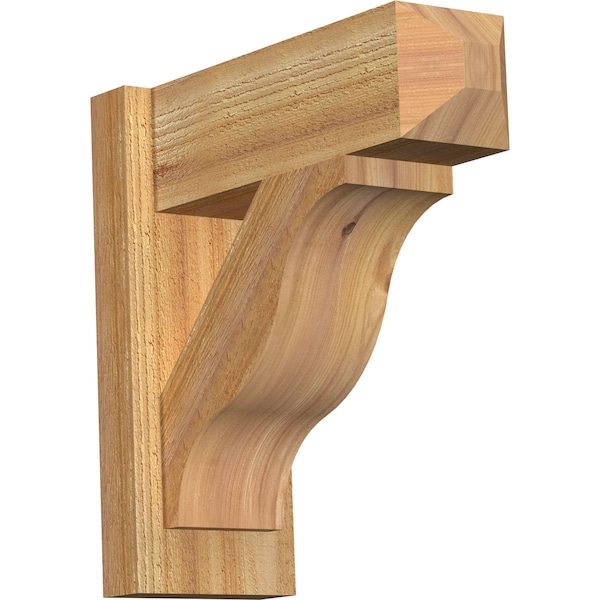 Ekena Millwork Funston Rough Sawn Craftsman Outlooker, Western Red Cedar, 6"W x 16"D x 16"H OUT06X16X16FST04RWR - main